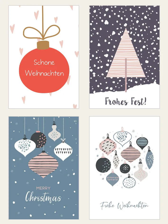 Edition Seidel 20670 kerstkaarten set 30 kerstmotieven