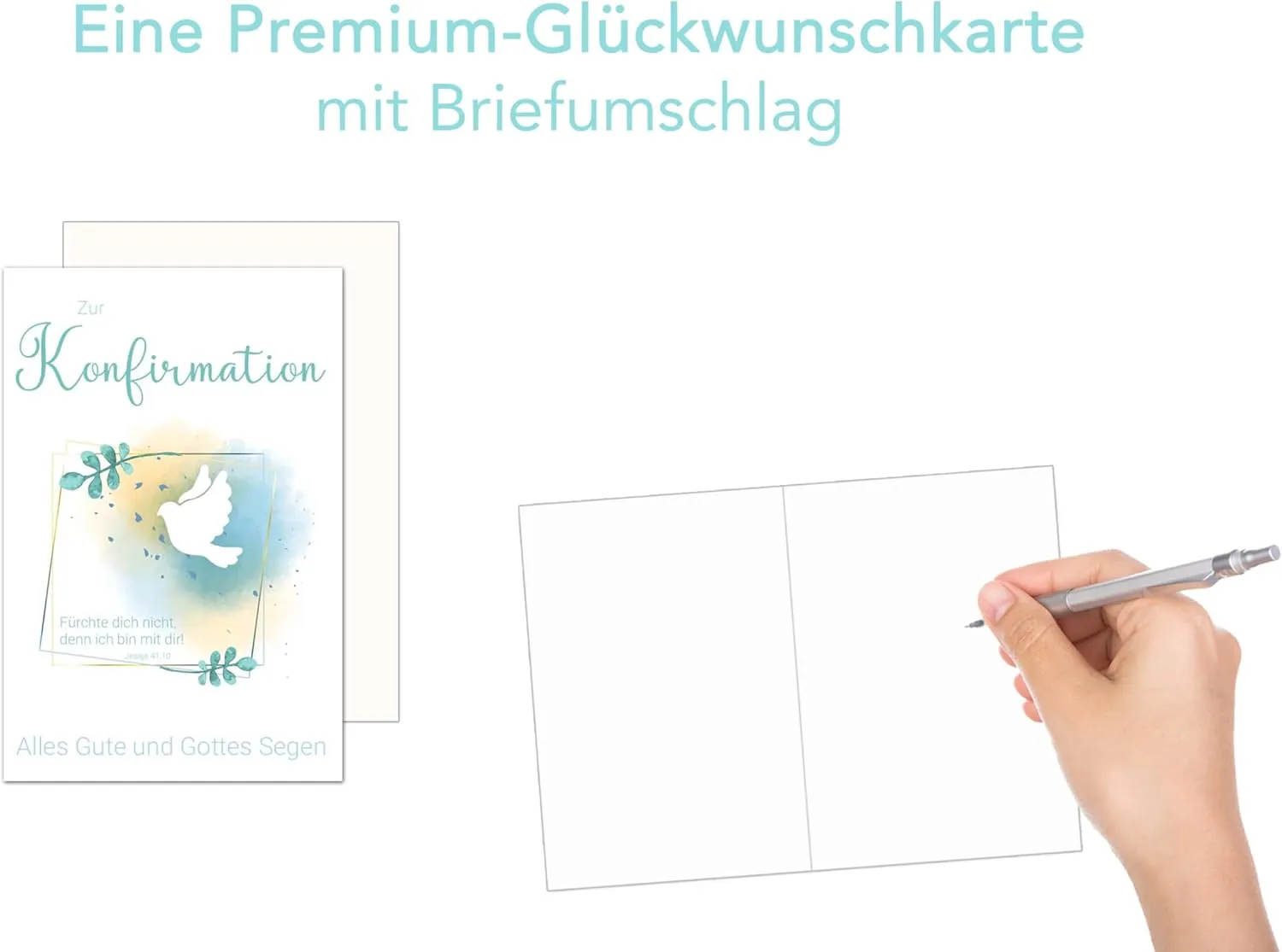 Edition Seidel Premium KF320 SW024 confirmatiekaart duif