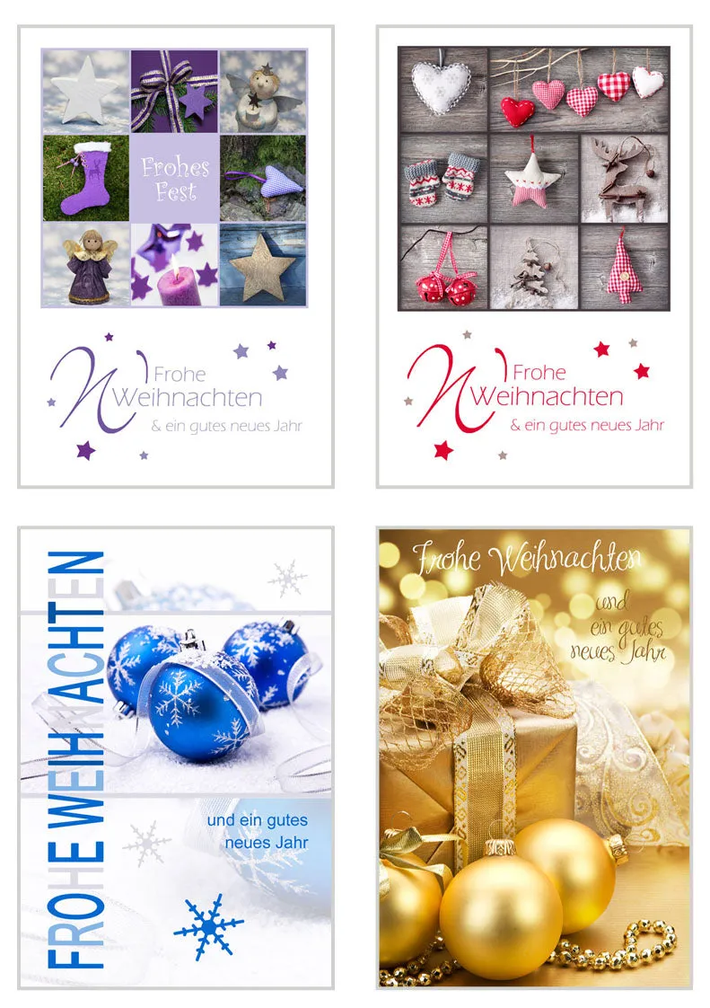 Edition Seidel 20146 kerstkaarten met envelop set 24 stuks foto