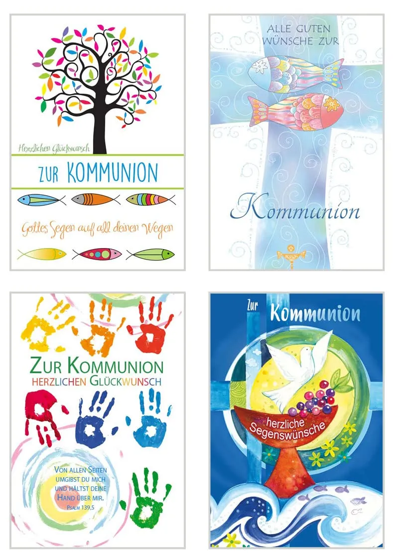 Edition Seidel 21255 communiekaarten 12 stuks met enveloppen