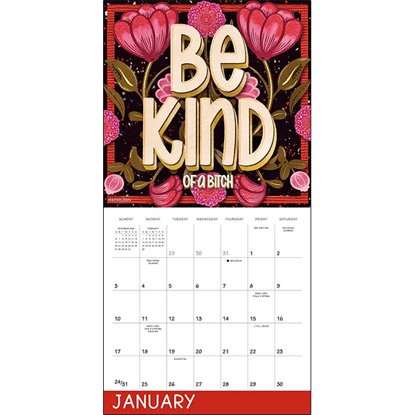 Sellers Publishing Exhale 2027 wandkalender humor quote
