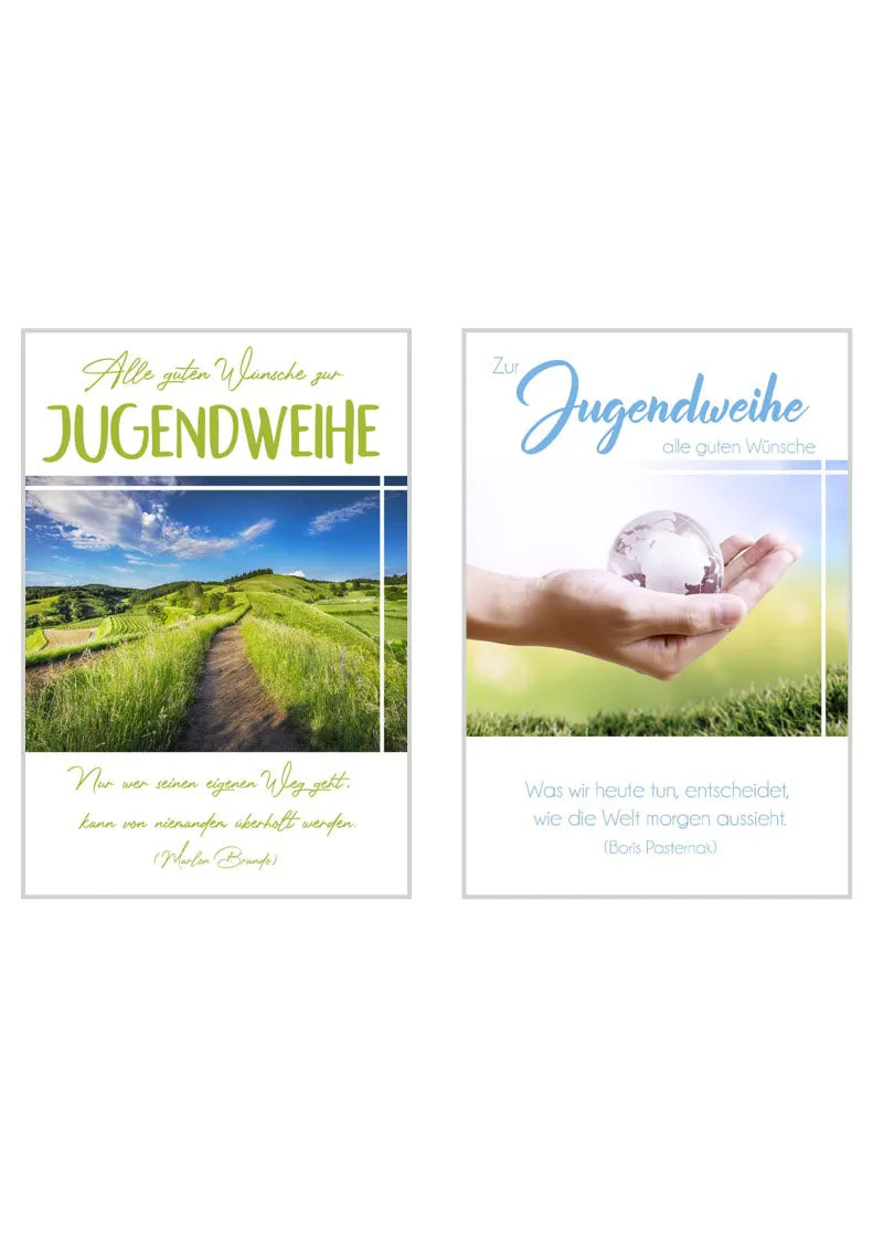 Edition Seidel 20521 jeugdwijding kaarten 10 stuks met envelop