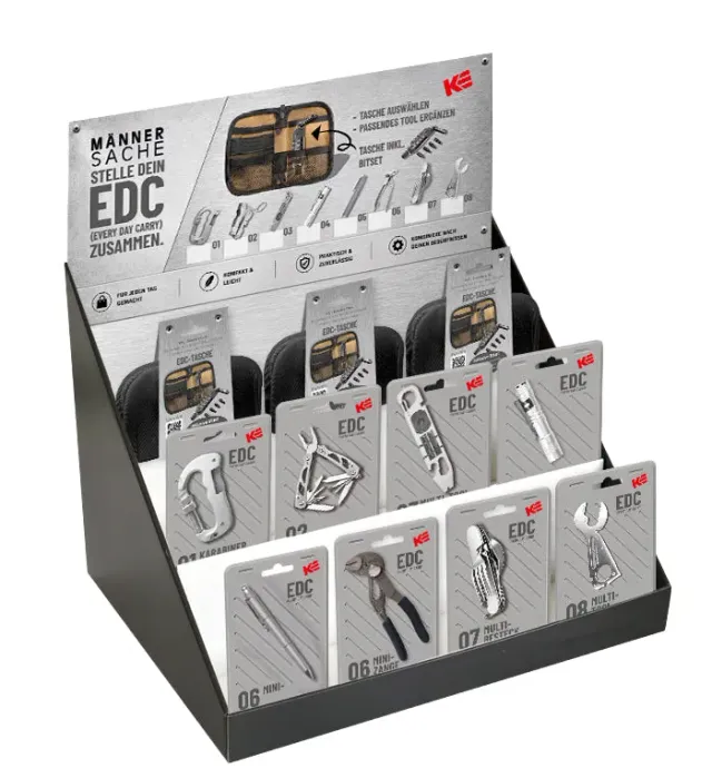 Kurt Eulzer 01-0714 display edc tools VK1 met etui