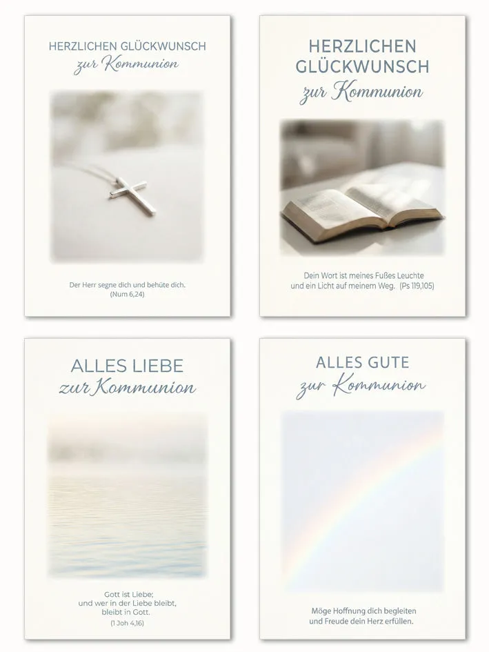 Edition Seidel communiekaarten 31756 set 12 stuks foto