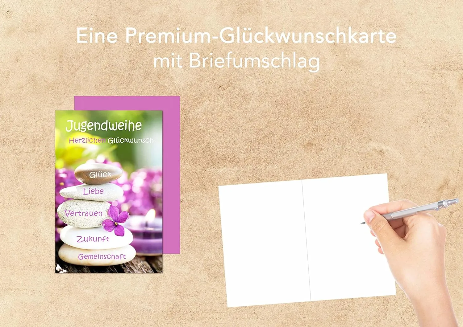 Edition Seidel Premium jeugdwijdingkaart JW116 met envelop