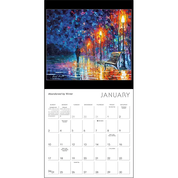 Sellers Publishing Impressions of Light 2027 Wandkalender