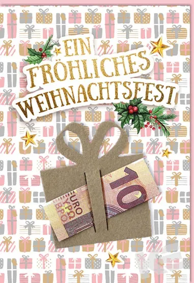 Kurt Eulzer 23-1561 geldkaart kerst met insteekvak