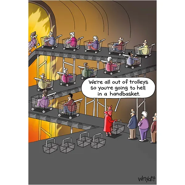 Sellers Publishing Birthday Humor B7595S wenskaarten 6 stuks grappig