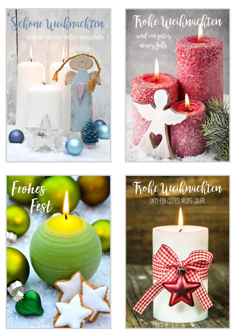 Edition Seidel 20681 kerstkaarten met envelop 20 stuks