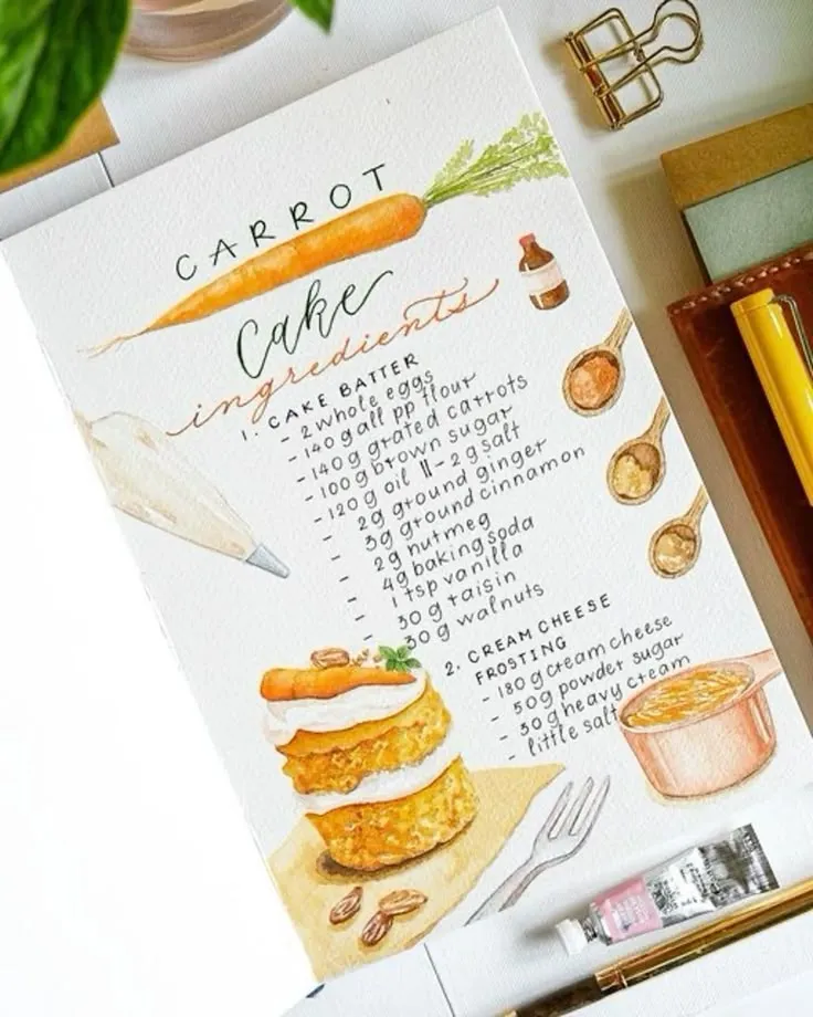 Blad & Beeld Recept tekenen workshop met illustratie