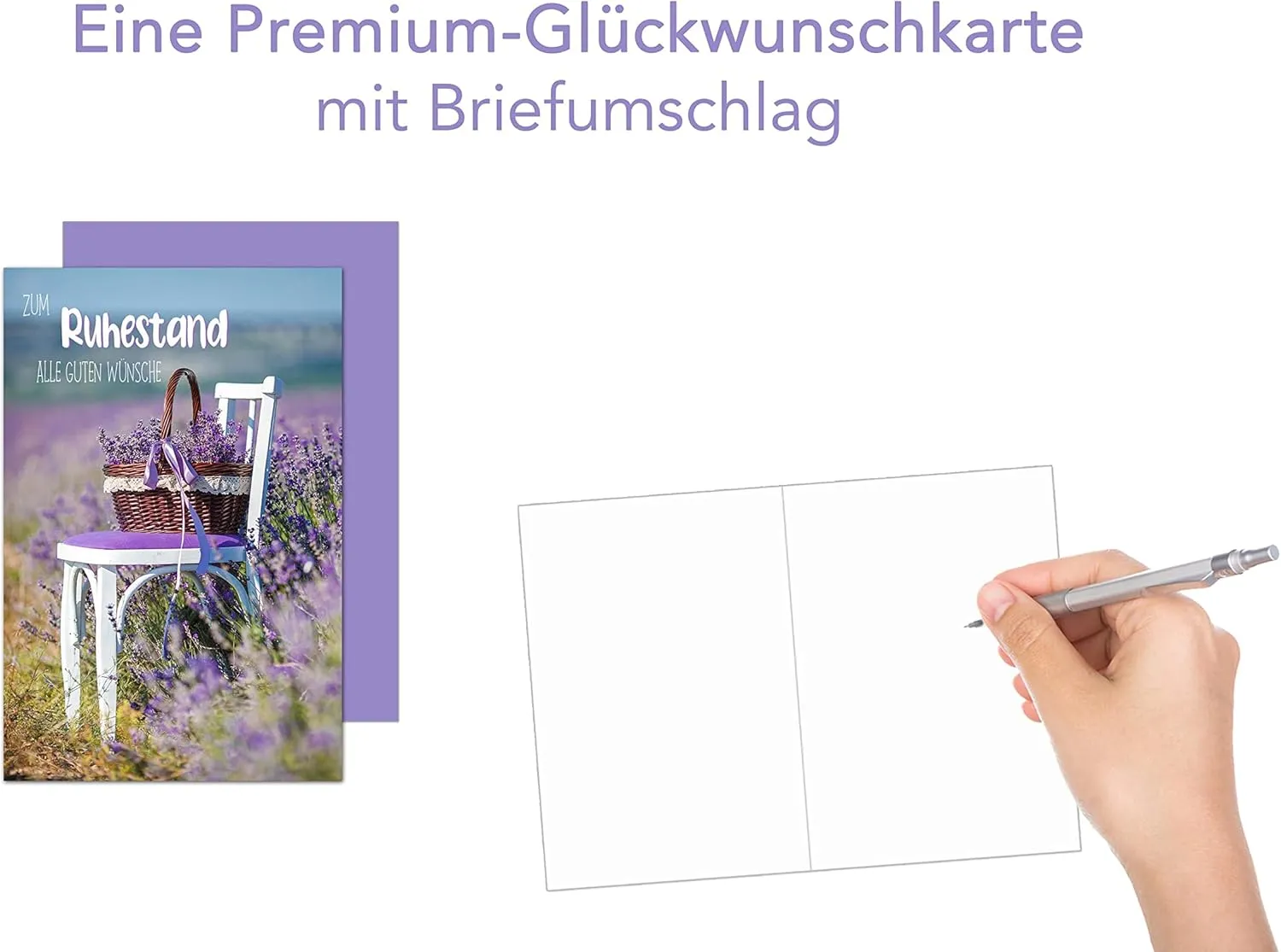 Edition Seidel R123 pensioenkaart tuin afscheid