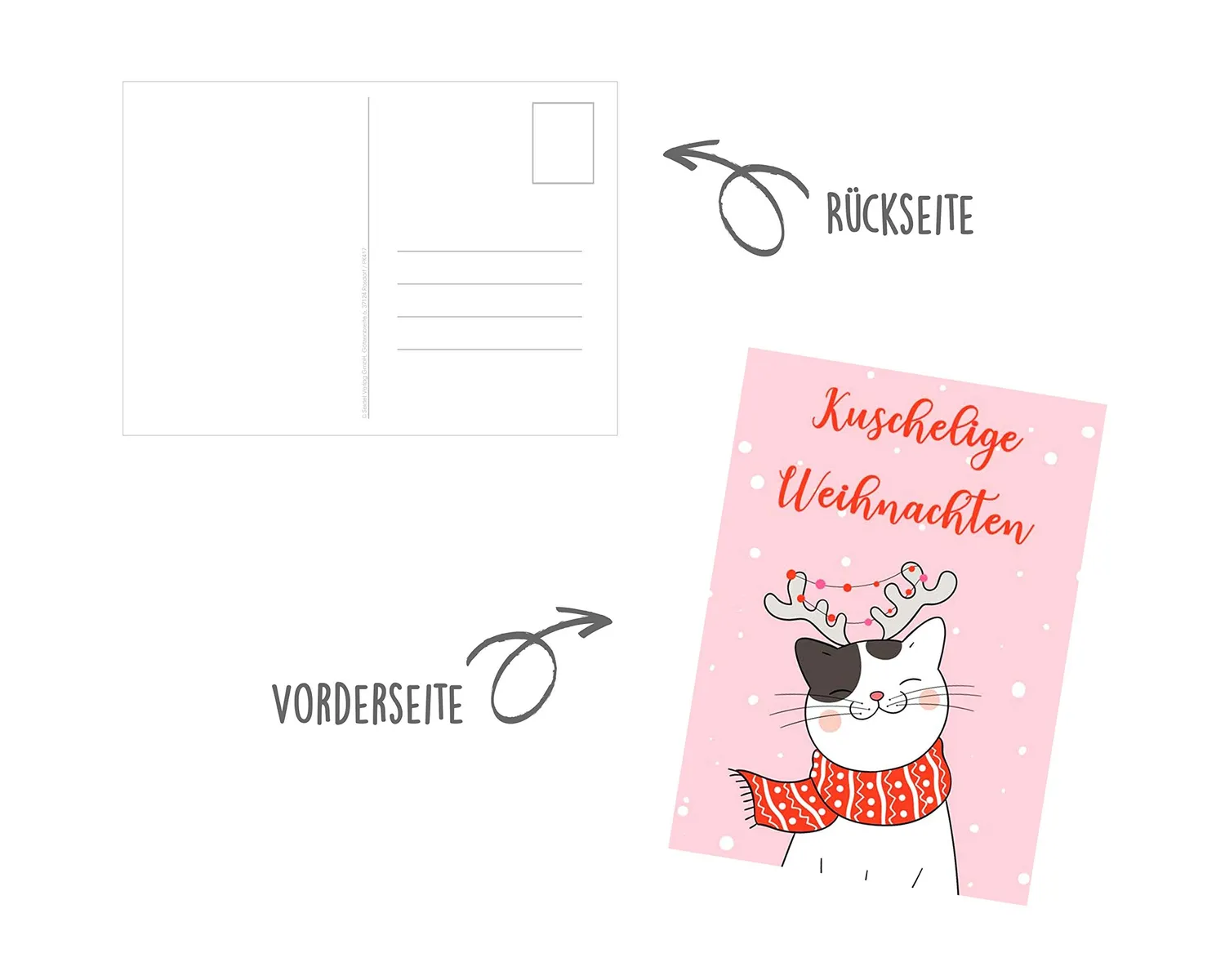 Edition Seidel 20669 kerst postkaarten 30 stuks mat