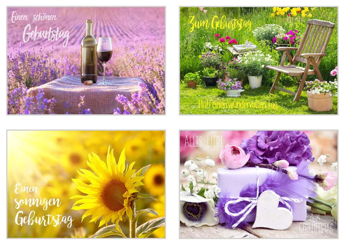 Edition Seidel Premium verjaardagskaarten 20814 set 20 mix
