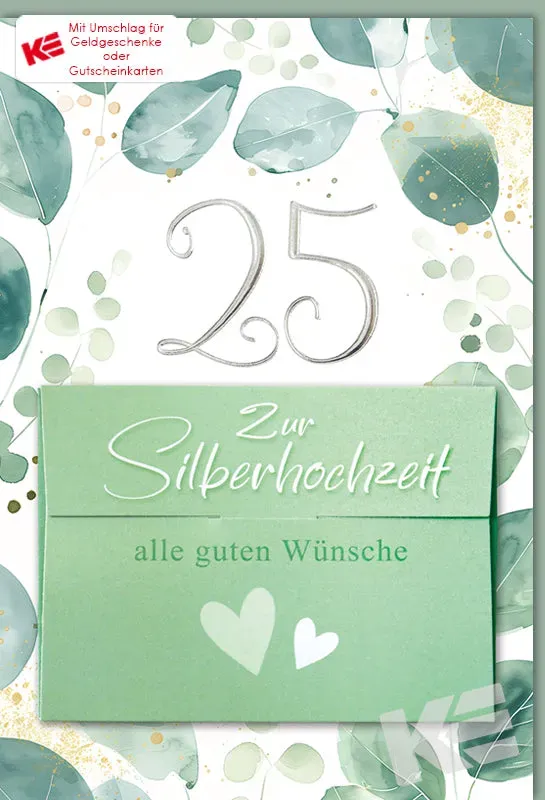 Kurt Eulzer 71-1012 geldkaart klimop met envelop
