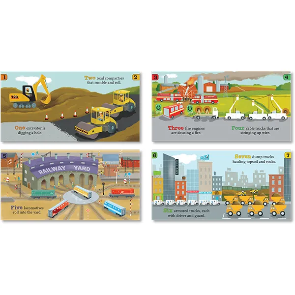 Sellers Publishing Counting Trucks kinderboek tellen