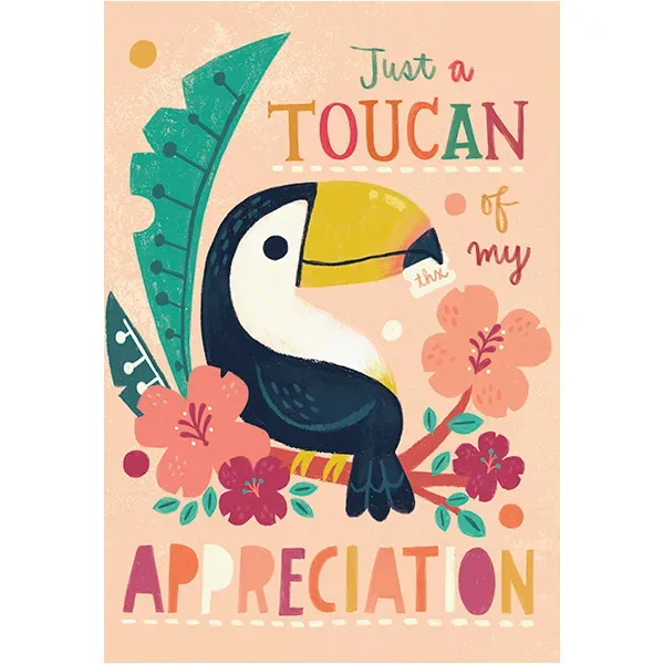 Sellers Publishing Thank You T11991 bedankkaarten 6 stuks toekan