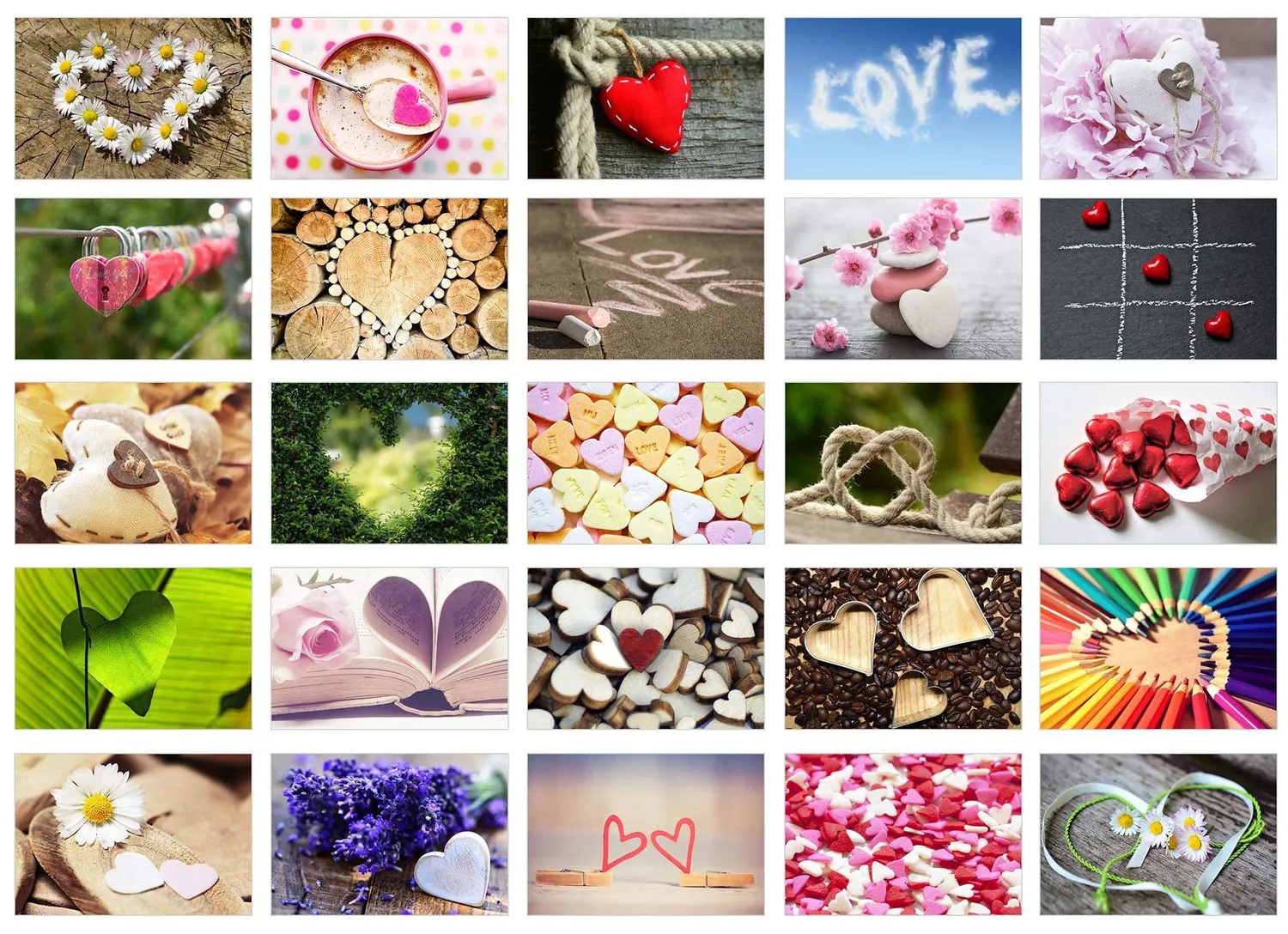 Edition Seidel Premium ansichtkaarten huwelijk set 52 liefde