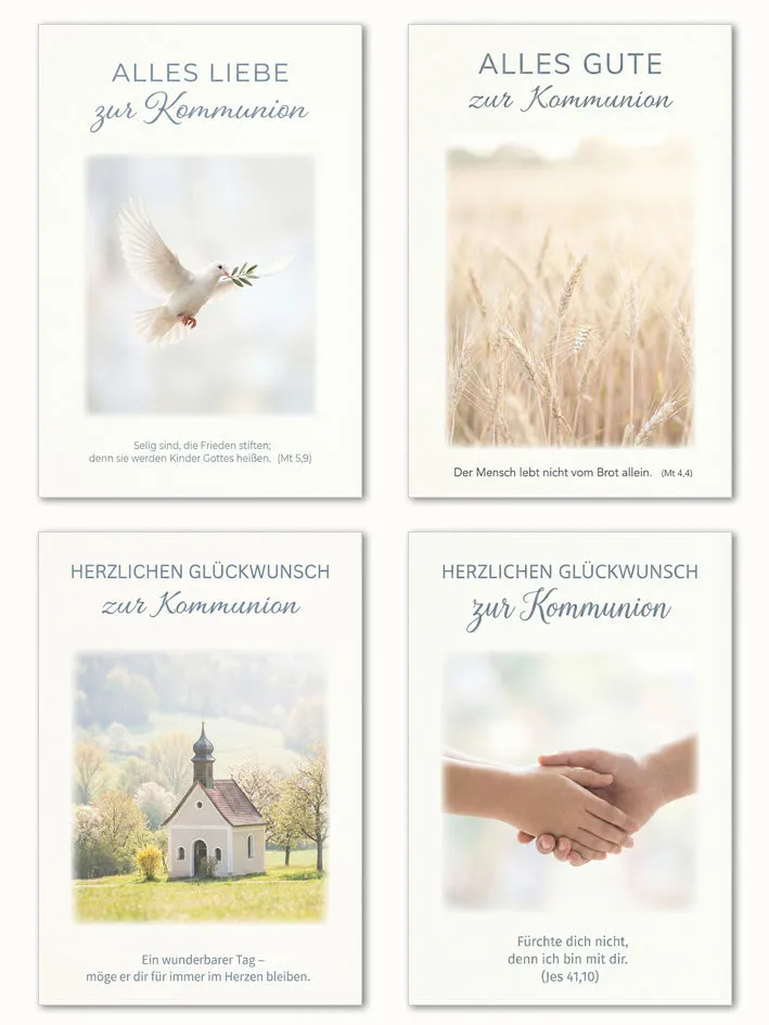 Edition Seidel communiekaarten 31756 set 12 stuks foto
