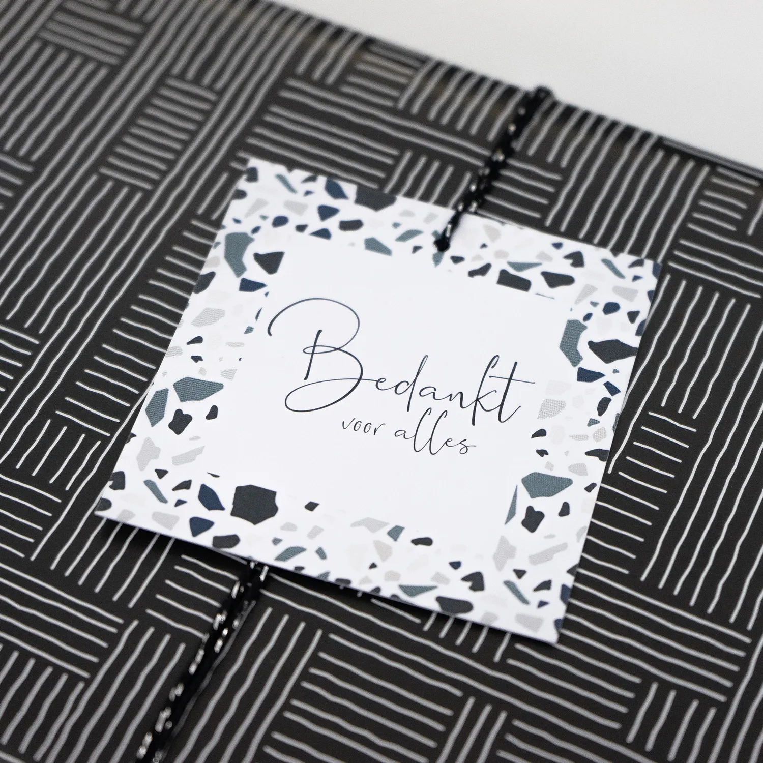 moodz design cadeaulabel bedankt voor alles