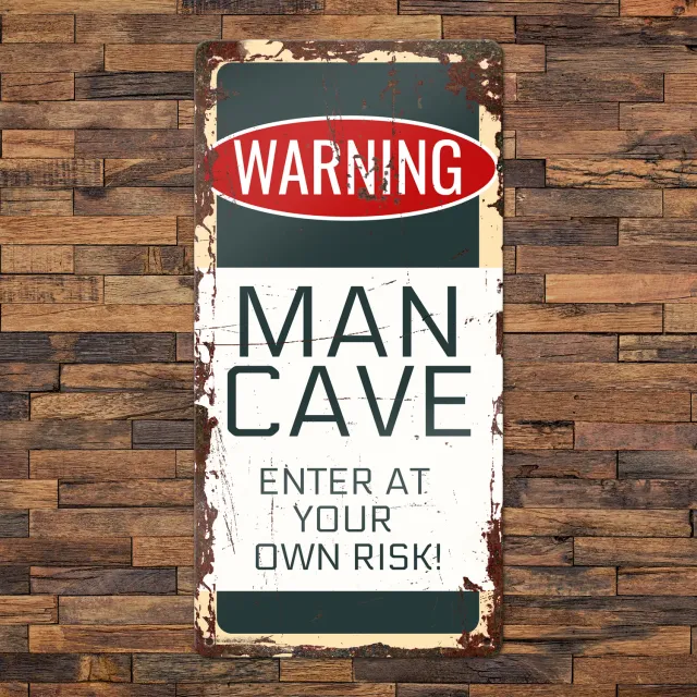 Gozi Warning metalen bord 20x40cm waarschuwingsbord