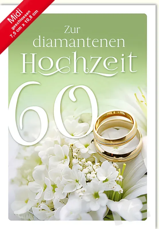 Kurt Eulzer 45-7331 huwelijkskaart diamanten bruiloft ringen