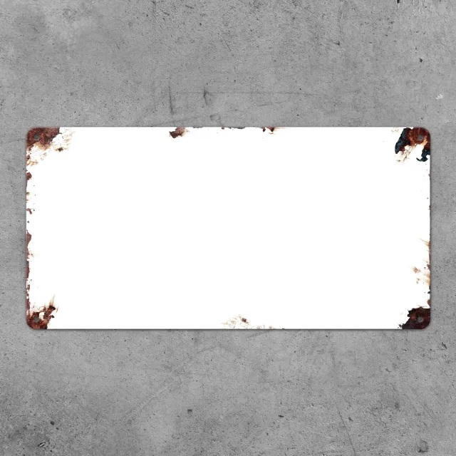 Gozi Roest Standaard metalen bord 40x20cm