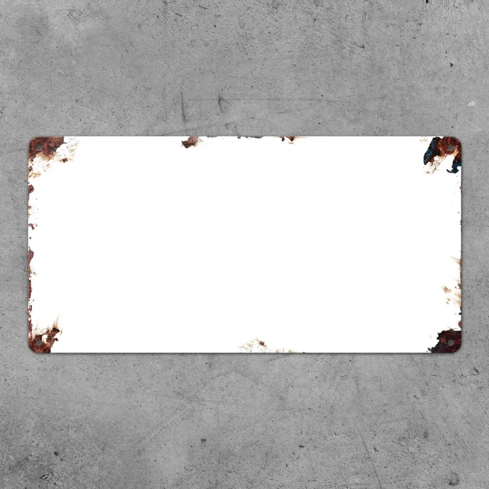 Gozi Roest Standaard metalen bord 40x20cm