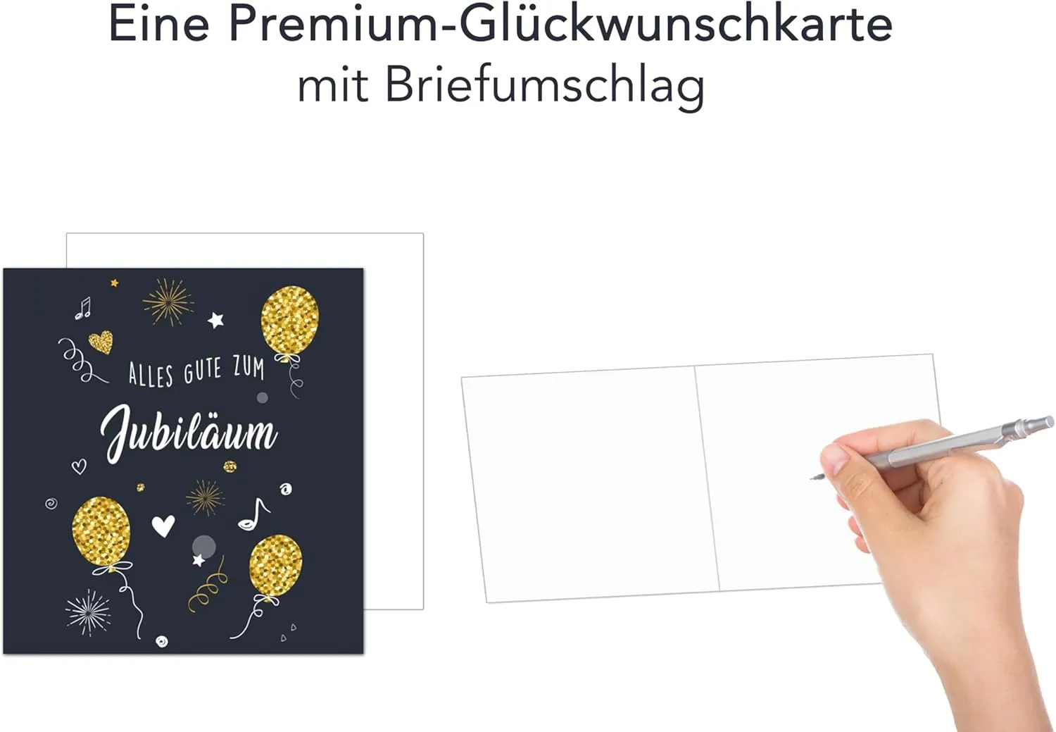 Edition Seidel Premium jubileumkaart JQ101 vierkant
