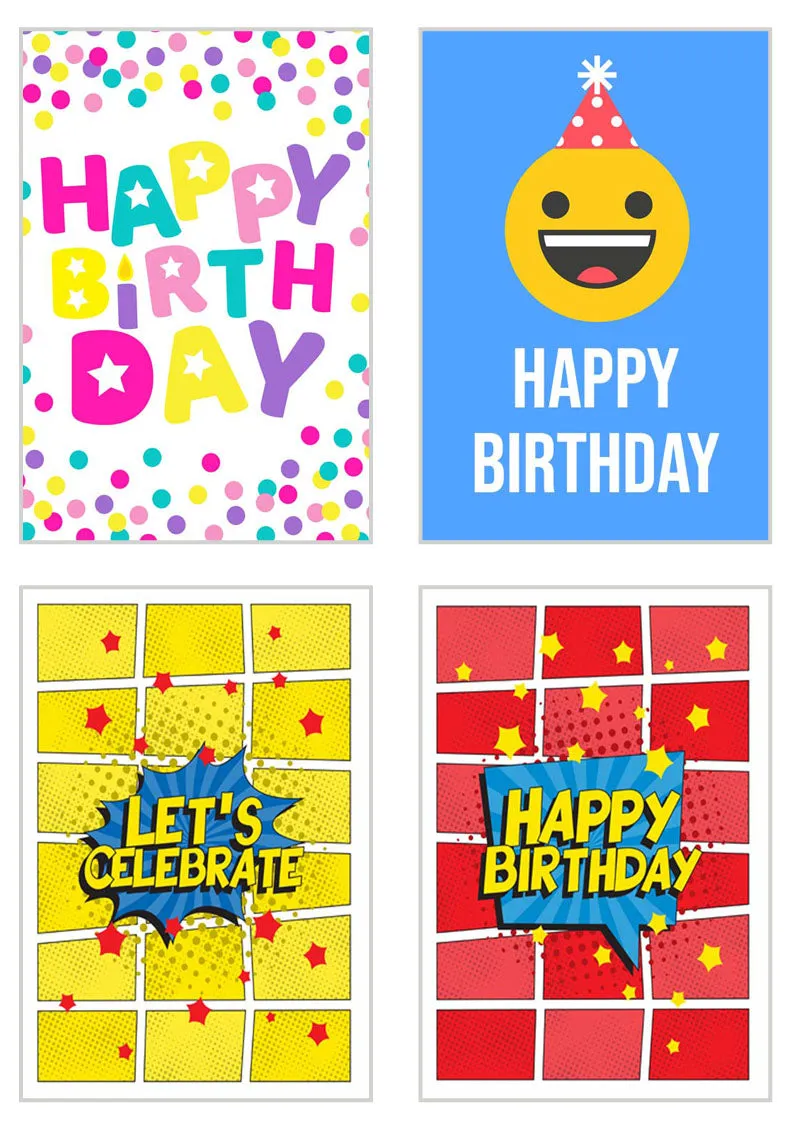 Edition Seidel 20811 verjaardagskaarten set 20 met envelop
