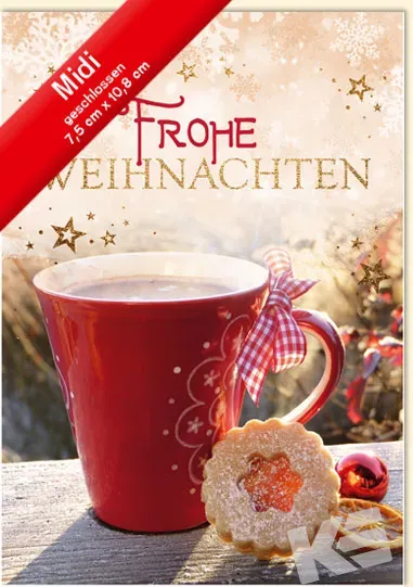 Kurt Eulzer 45-2259 midi kerstkaart beker