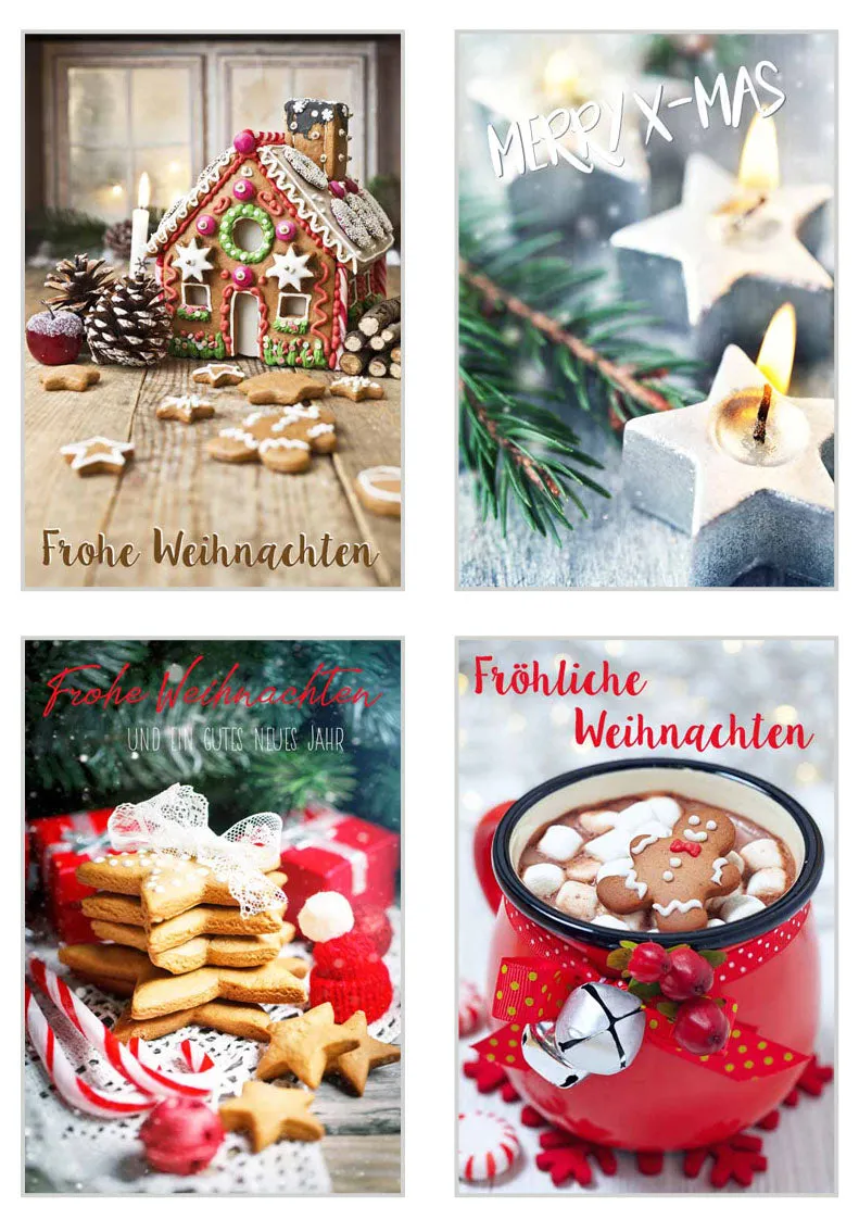 Edition Seidel 20681 kerstkaarten met envelop 20 stuks