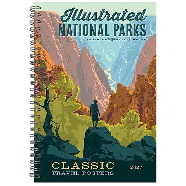 Illustrated National Parks 2027 weekplanner 16 maanden