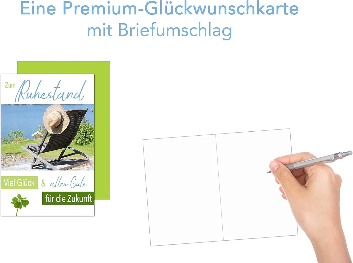 Edition Seidel Premium R126 pensioenkaart afscheid met envelop