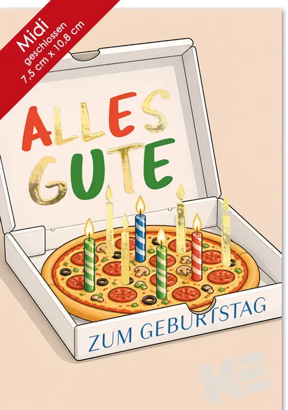 Kurt Eulzer Alles Anders 45-5177 midikaart pizza