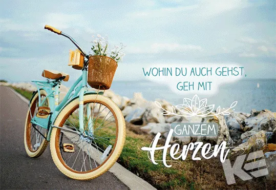 Kurt Eulzer 40-0249 3D kaart strand fiets zee