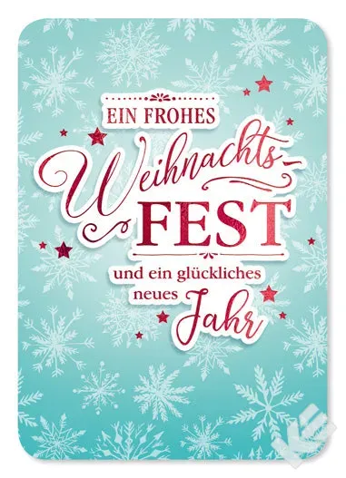 Kurt Eulzer 20-0064 kerstkaarten frohes Weihnachtsfest 10 stuks