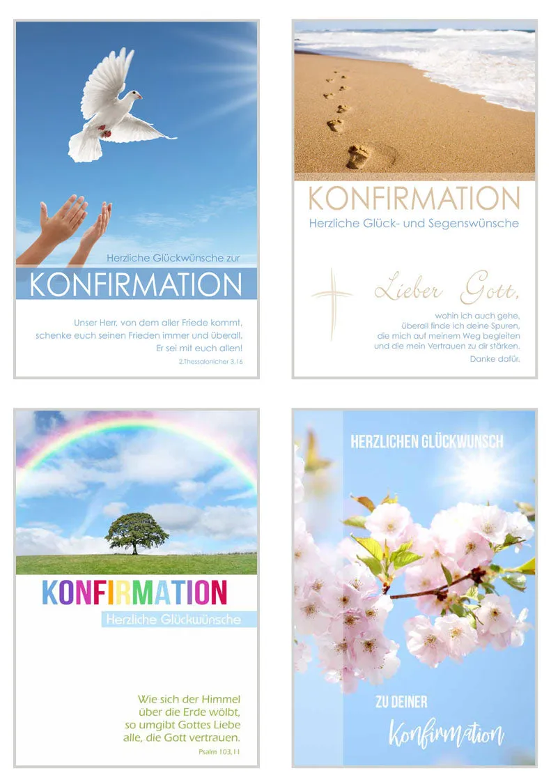 Edition Seidel 20511 confirmatiekaarten set 12 met envelop