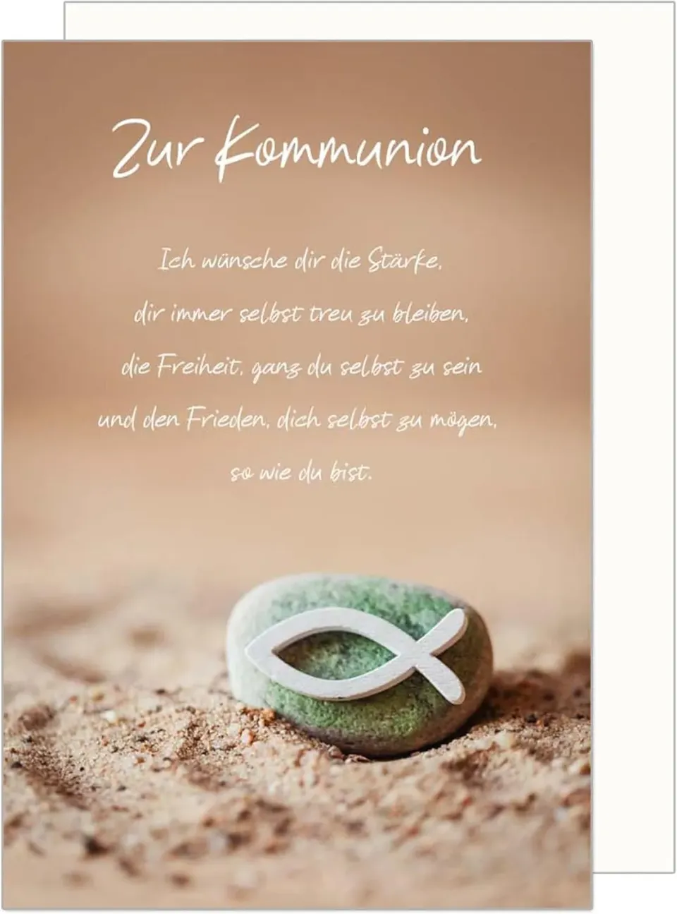 Edition Seidel Premium KO289 wenskaart communie vis