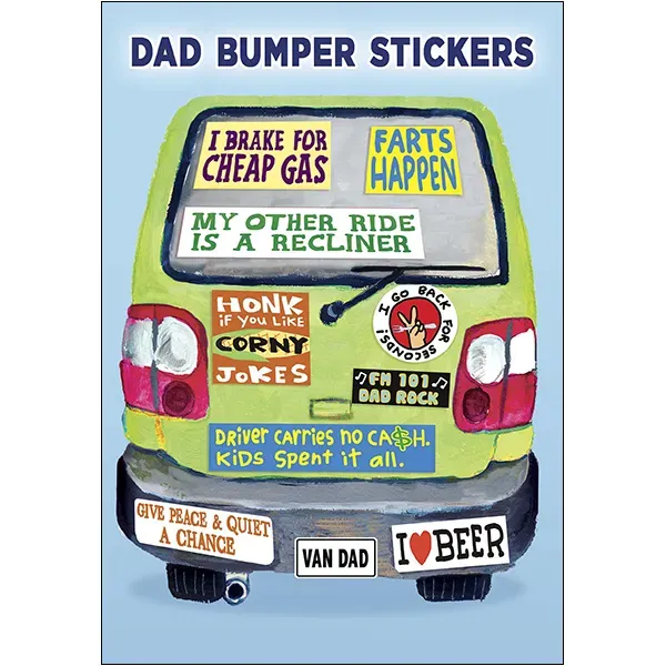 Sellers Publishing Father’s Day Humor F13319Q vaderdagkaart 4 stuks