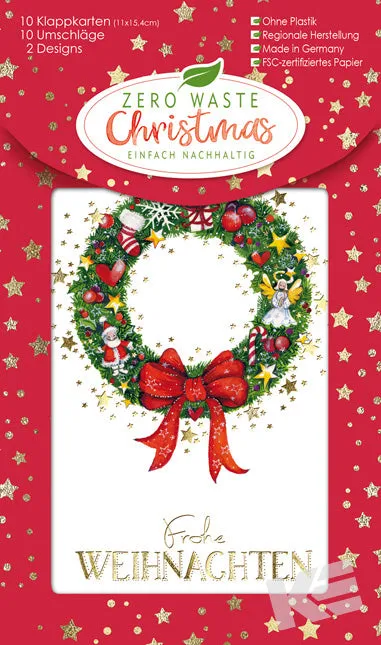 Kurt Eulzer Zero Waste 22-5783 kerstkaarten box 10 stuks