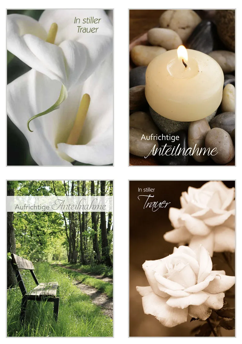Edition Seidel rouwkaarten set 12 met envelop