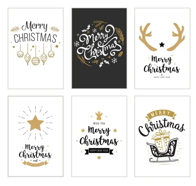 Edition Seidel 21789 kerstkaarten set van 6