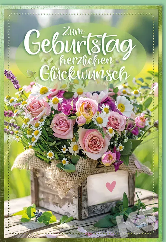 Kurt Eulzer 51-0128 wenskaart per stuk – bloemen