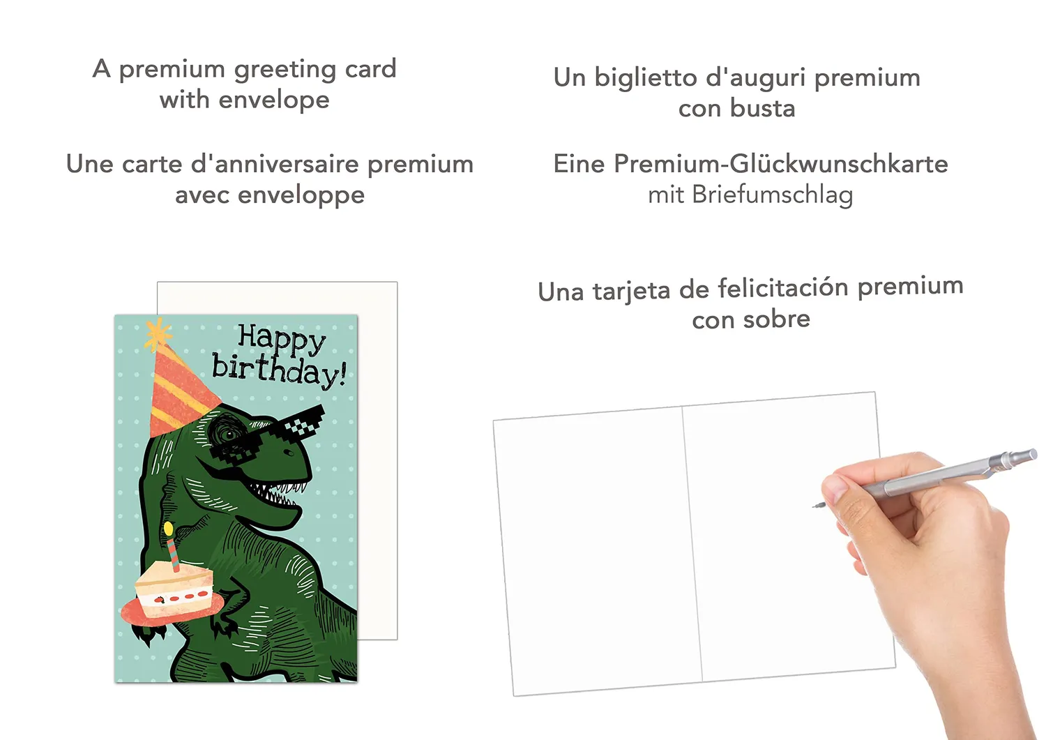 Edition Seidel Premium G3462 SW023 verjaardagskaart met envelop