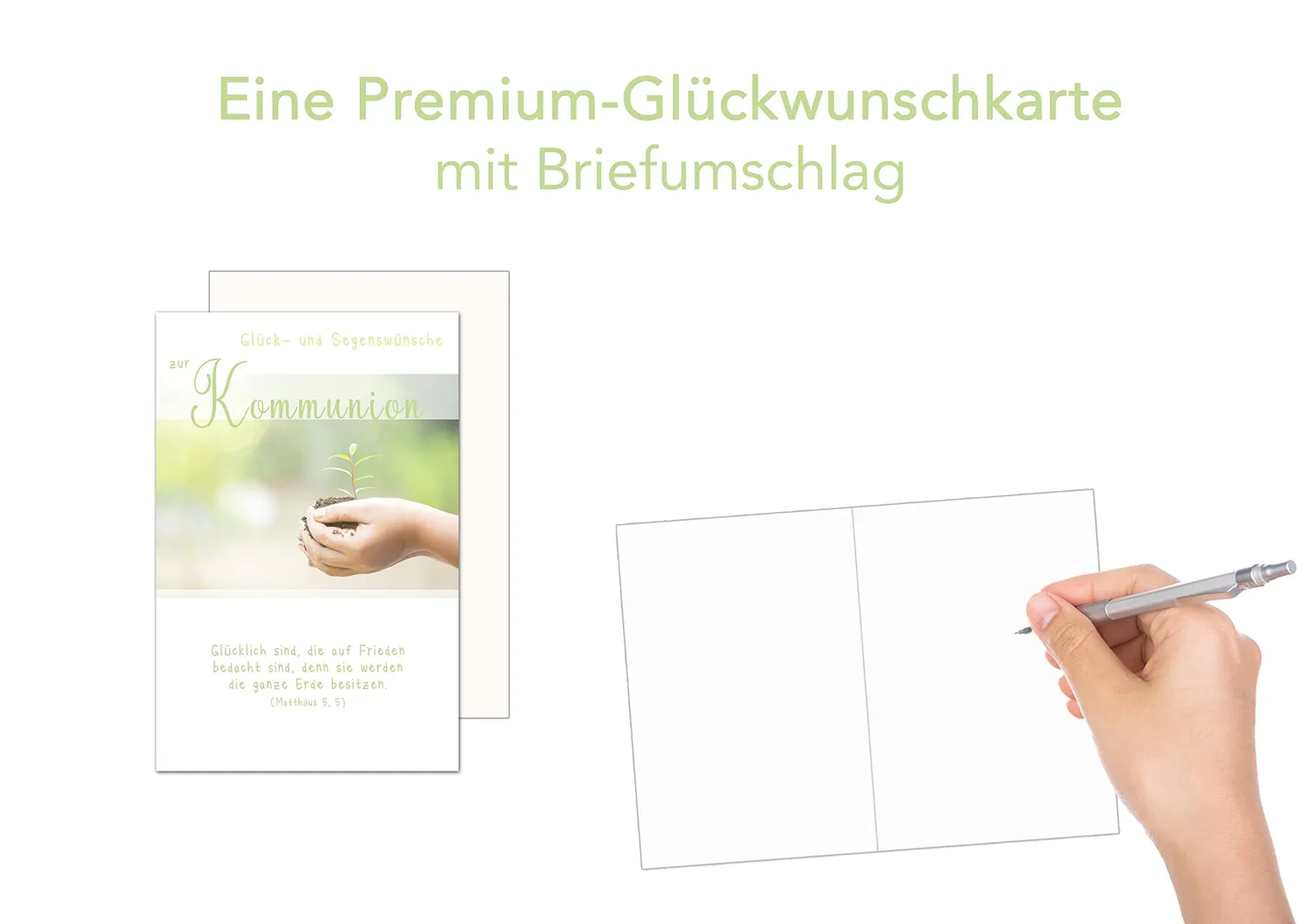 Edition Seidel KO285 SW023 Communiekaart met Envelop Neutraal