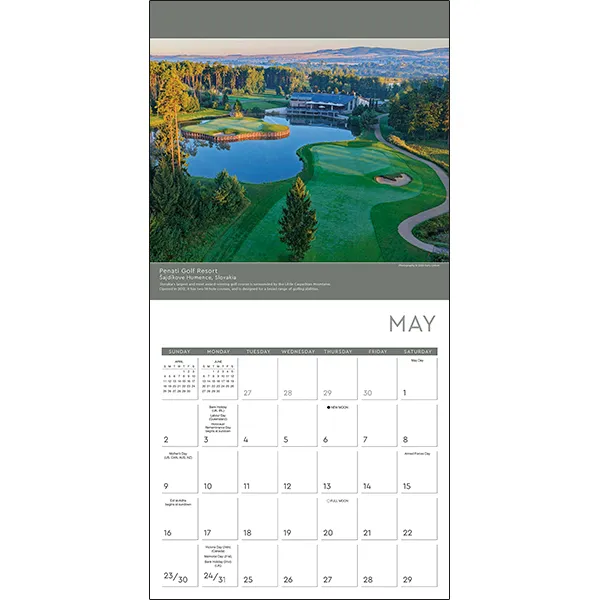 Sellers Publishing Golf Premier Courses 2027 wandkalender