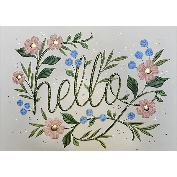 Sellers Publishing NT12895Q blanco kaarten 4 stuks hello
