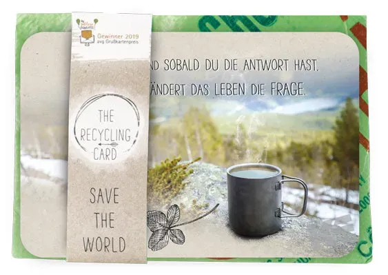 Kurt Eulzer The Recycling Cards 87-0013 kaart A5 met envelop