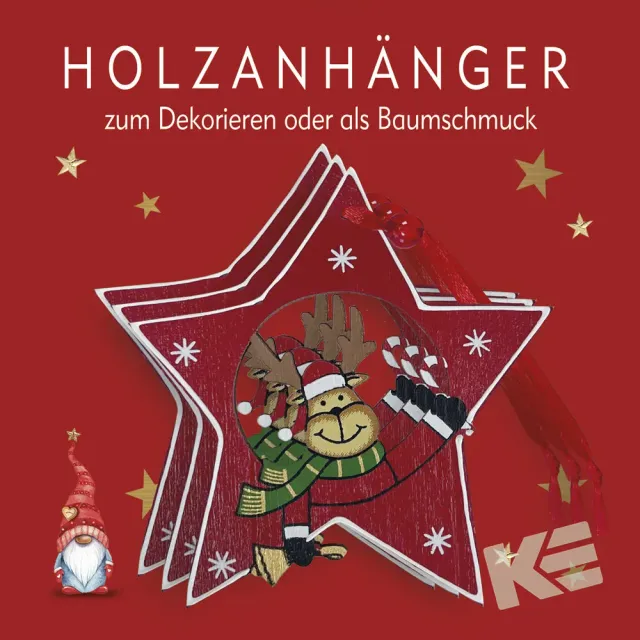 Kurt Eulzer 01-0900 houten hanger kerstboom
