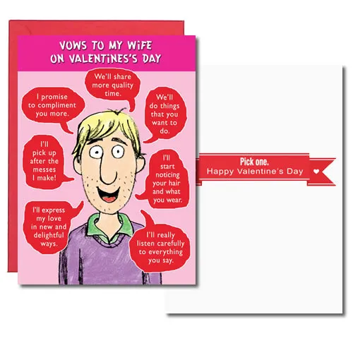 Sellers Publishing V3221S Valentijnskaart Voor Je Vrouw